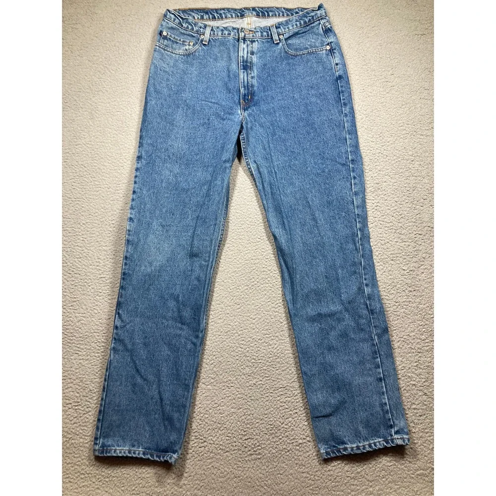 RL Ralph Lauren Jeans Mens 38x34* Blue Classic‎ Straight Preppy American Denim